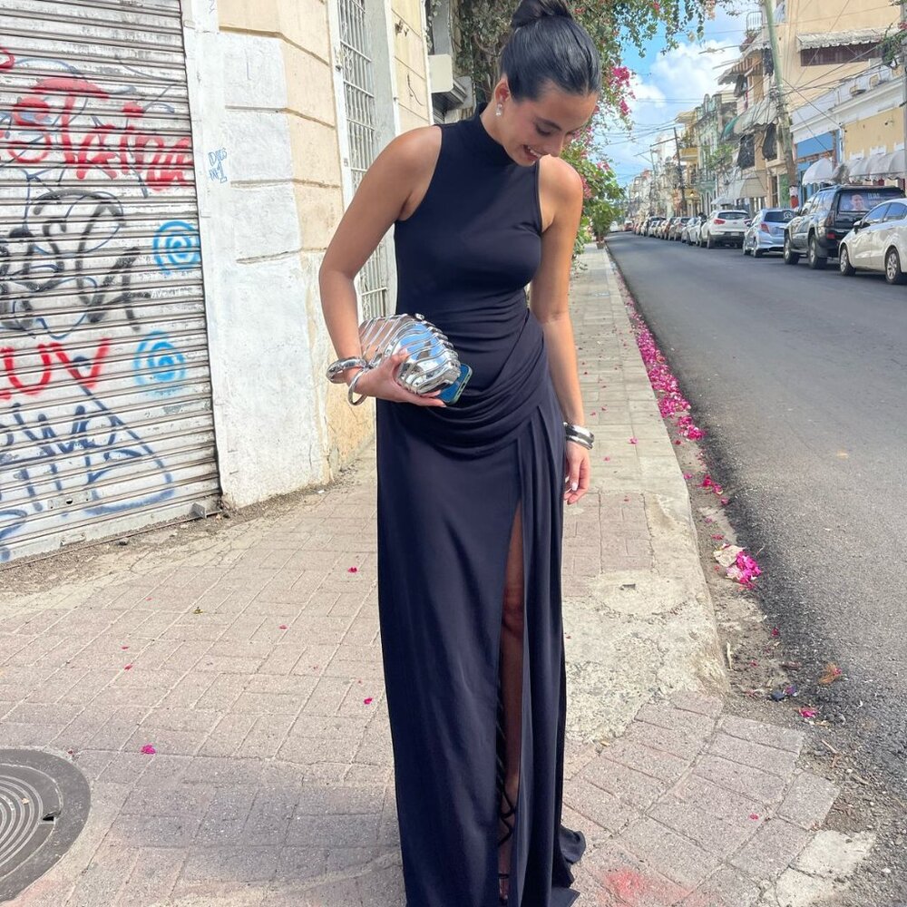 The Ophelia Dress | BLACK LONG DRESS